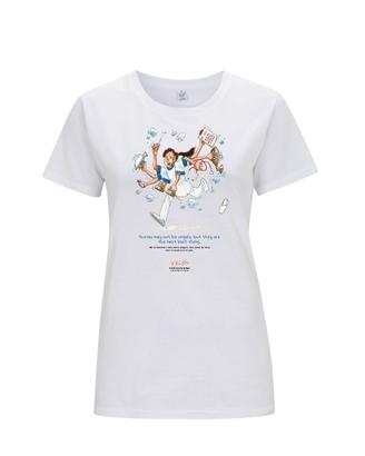 T-shirt S M L XL nuova 100% cotone biologico IDEA!