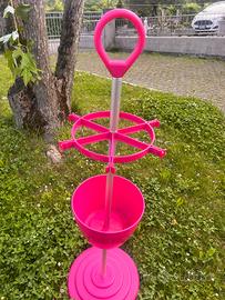 Piedistallo portabottiglie per giardino