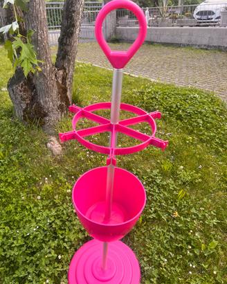Piedistallo portabottiglie per giardino