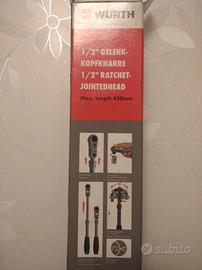 CHIAVE A CRICCHETTO,ALLUNGABILE E  TESTA RUOTANTE