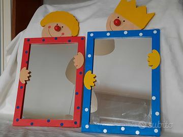 Specchi in legno x cameretta