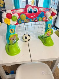 Porta calcio interattiva bimbi