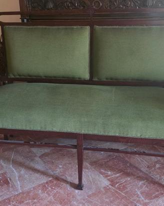  poltroncina in velluto primi 900 liberty