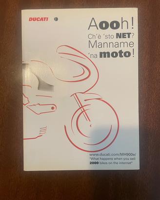 Libro ducati mh900e da collezione originale