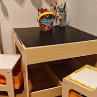 Scrivania contenitiva per bambini