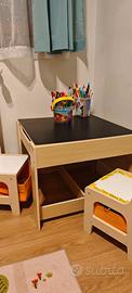 Scrivania contenitiva per bambini