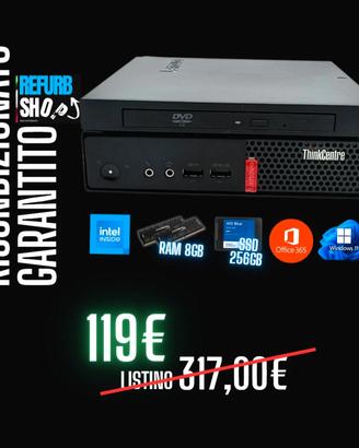 PC Intel i3 256 GB Office 365 Windows 11 Pro