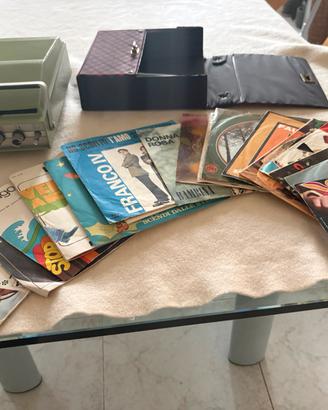 Dischi 45 giri e giradischi a batteria