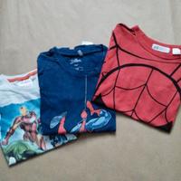 Set 3 magliette Marvel da bambino