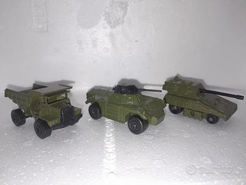 3 modellini militari Matchbox 