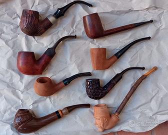 Lotto Di 13 Pipe Nuove/ Usate Vintage  Collezione
