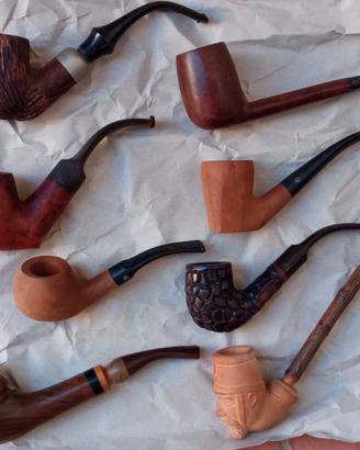 Lotto Di 13 Pipe Nuove/ Usate Vintage  Collezione
