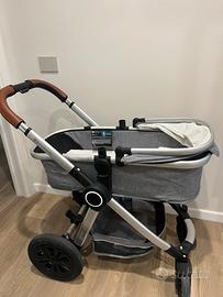 Passeggino Kinderkraft VEO 3in1 travel system grey