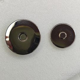5 Chiusura Bottone Magnetico senza alette mm 19 - Abbigliamento e Accessori  In vendita a Verona