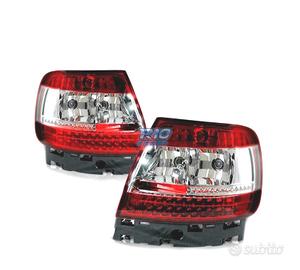 FANALI AUDI A4 B5 94-00 LED ROSSO BIANCO