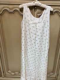 Vintage Malizia camicia da notte seta