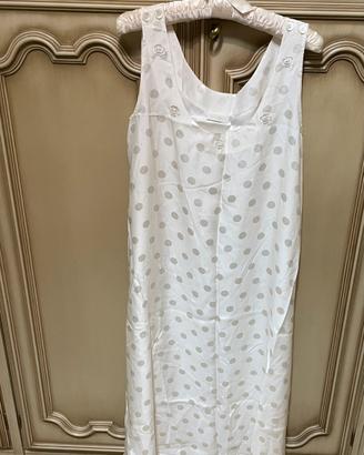 Vintage Malizia camicia da notte seta