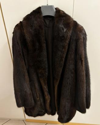 Pelliccia vera in visone donna
