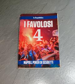 libro I Favolosi 4 Calcio Napoli da collezione 