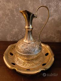 Brocca e piatto vintage 1981