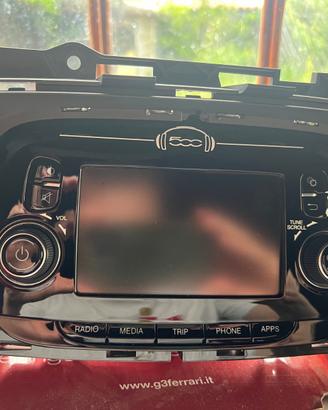 Autoradio stereo display abarth fiat 500