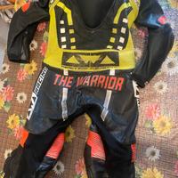 Tuta moto pista junior