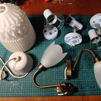 Faretti e lampadario