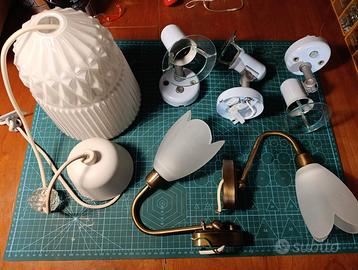 Faretti e lampadario