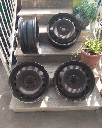 Cerchi in ferro 16" originali VW 5x112 (4 pezzi)
