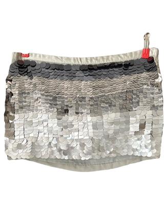 Minigonna in paillettes in effetto degrader