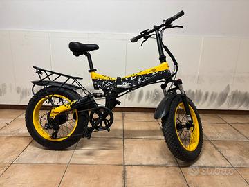 Bici elettrica XENIOR XF200 fat bike pieghevole