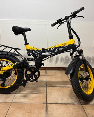 Bici elettrica XENIOR XF200 fat bike pieghevole