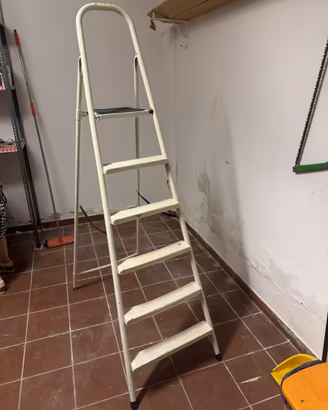 Scala in acciaio 6 gradini