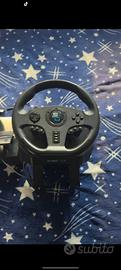 VOLANTE PER PLAY STATION, COMPUTER CON ADATTATORE.