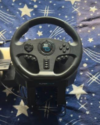 VOLANTE PER PLAY STATION, COMPUTER CON ADATTATORE.