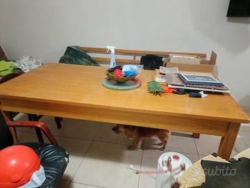 tavolo legno massello 10 posti