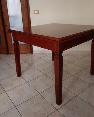 Tavolo con sedie arte povera