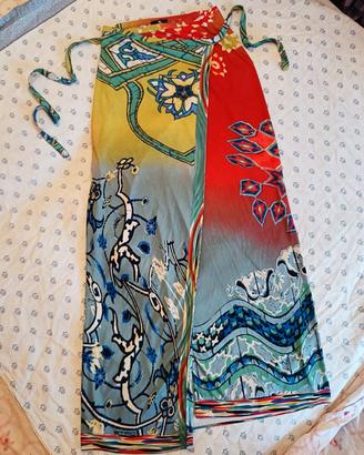 ETRO MILANO maxi gonna stampa tribale S