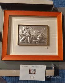 Quadro argento  Angeli Acca con garanzia