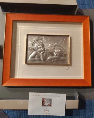 Quadro argento  Angeli Acca con garanzia