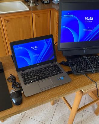 PC HP ELITEBOOK 820 G2 preinstallato e accessori