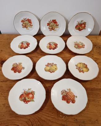 Lotto piattini frutta vintage 