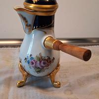 Antica Coccolatiera  in Porcellana Francese sevres