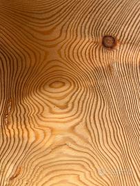 Ciotola in larice naturale fatta a mano - 26 cm