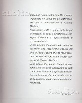 Paolo Fabbro - Città di Cesano Maderno (21 Stampe)