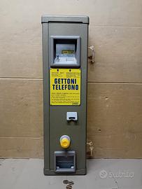 Gettoniera distributore sip telefono a gettoni