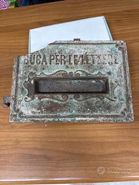 Frontalino buca lettere antichissimo vintage