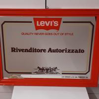 SPECCHIO "LEVIS" ORIGINALE VINTAGE ANNI '80