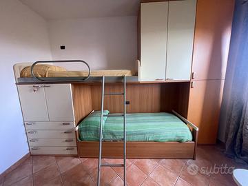 Cameretta completa con 3 letti singoli