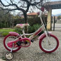 Bicicletta bambina con unicorni